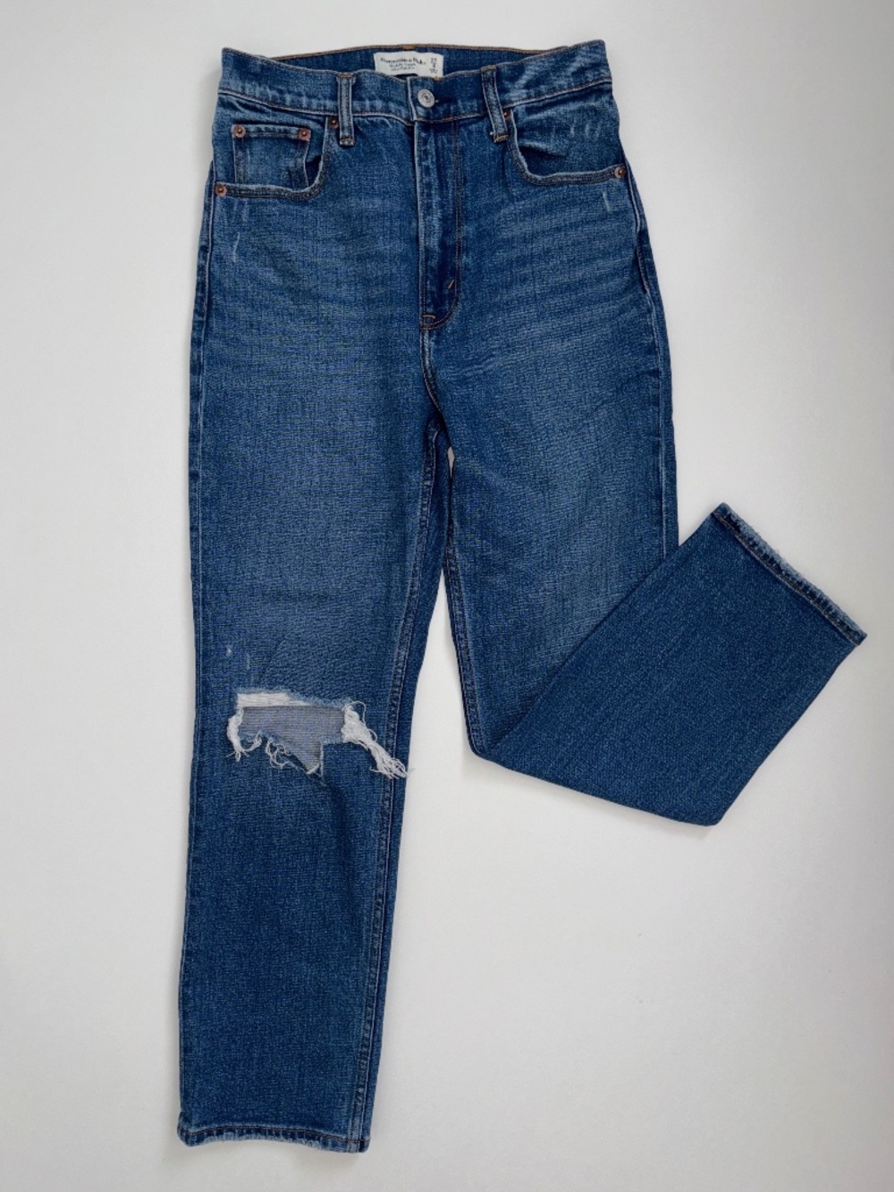 Abercrombie & Fitch jeans The Ankle Straight Jean Ultra high rise 27 4R